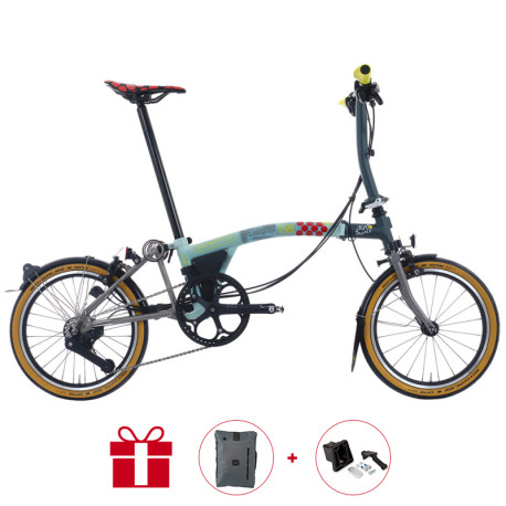 Vélo pliant Brompton P Line Édition Tour de France 2025 - 12 vitesses Vélo pliant Brompton P Line Édition Tour de France 2025 - 12 vitesses