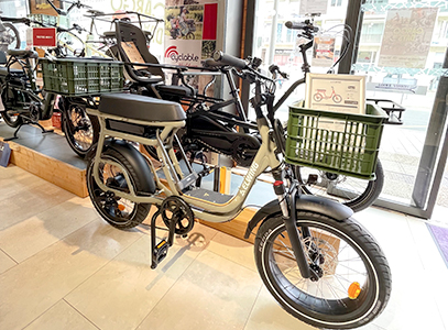 Intérieur magasin de vélos Poitiers
